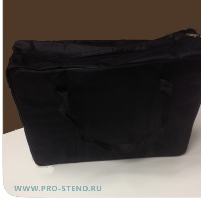 буклетница с акриловыми карманами формата А3 и А4, в сумке
Буклетница формата А3 в черной стильной сумке.