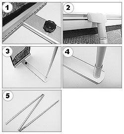 Сборка матерчатой буклетницы на 4 кармана формата А4
Сборка сетчатой буклетницы