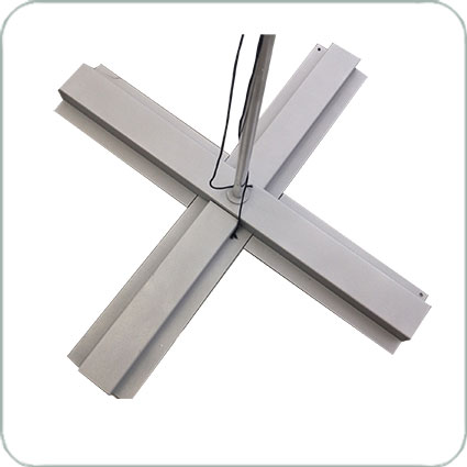 крестовина с возможностью утяжеления плитками 40*40 см