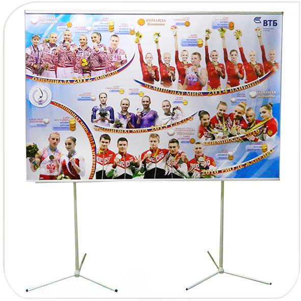 Стенд Мультимастер с полотном небольшого размера.