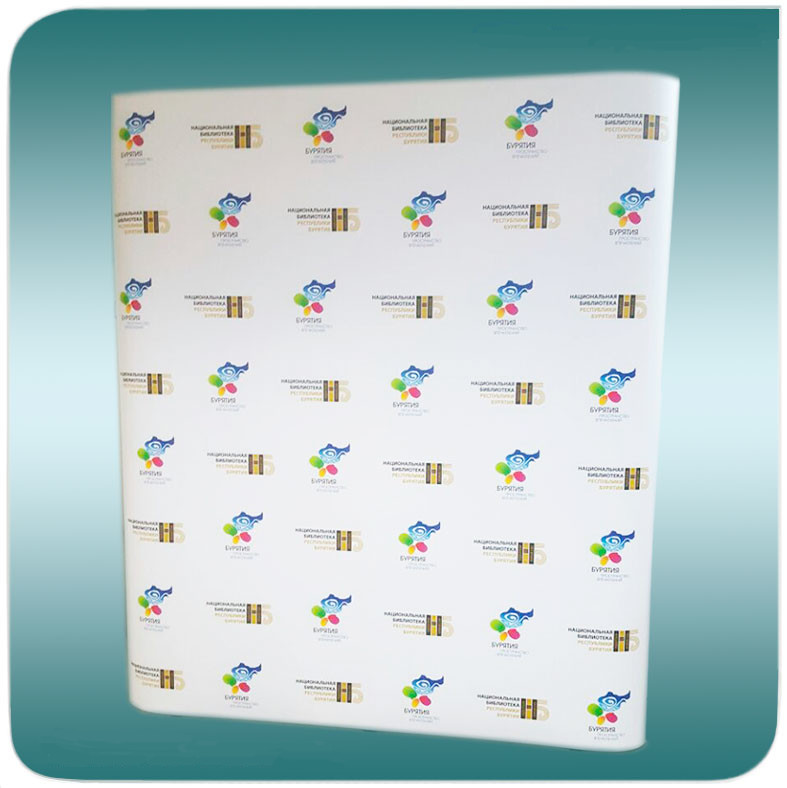 Прямой стенд поп-ап 2х3 секции для Библиотеки Бурятии