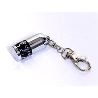 Флешка металлическая с поверхностью для нанесения логотипа