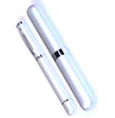  Упаковка №3 в виде тубы для флешки-ручки, цвет: серебро