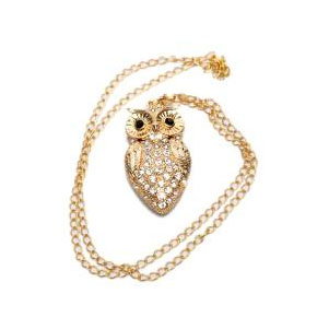 Флешка-сова со шнурком