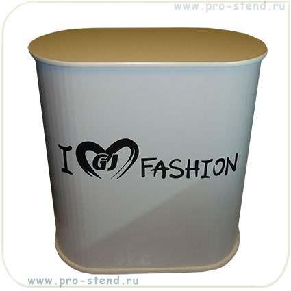 удобная для частых промоакций промостойка: легкая, компактная, простая в сборке