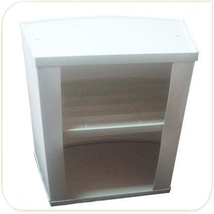 Промостойка со столешницей и полкой из прочного толстого пластика