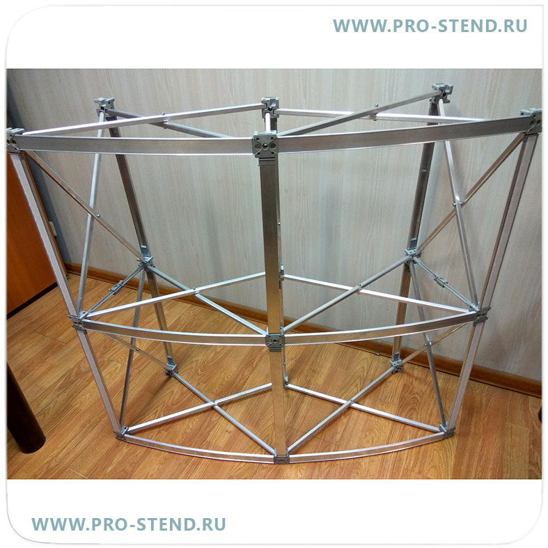 Установите горизонтальные планки на магнитах