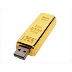 USB-флешка в виде золотого слитка