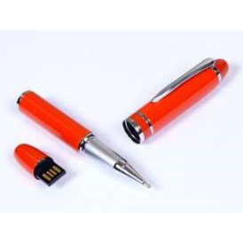  Ручка в металлическом корпусе с флешкой для нанесения логотипа