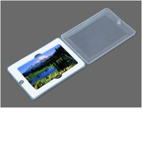  Подарочная упаковка для флешки-карты - коробочка с прозрачной крышкой