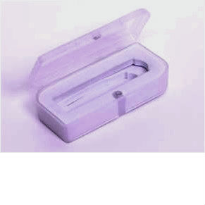  Упаковка №2: пластиковая коробка для флешек с алюминиевым корпусом и с карабином для ключей