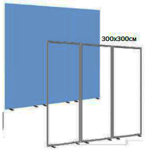  Вариант пресс-волла 3х3 метра.