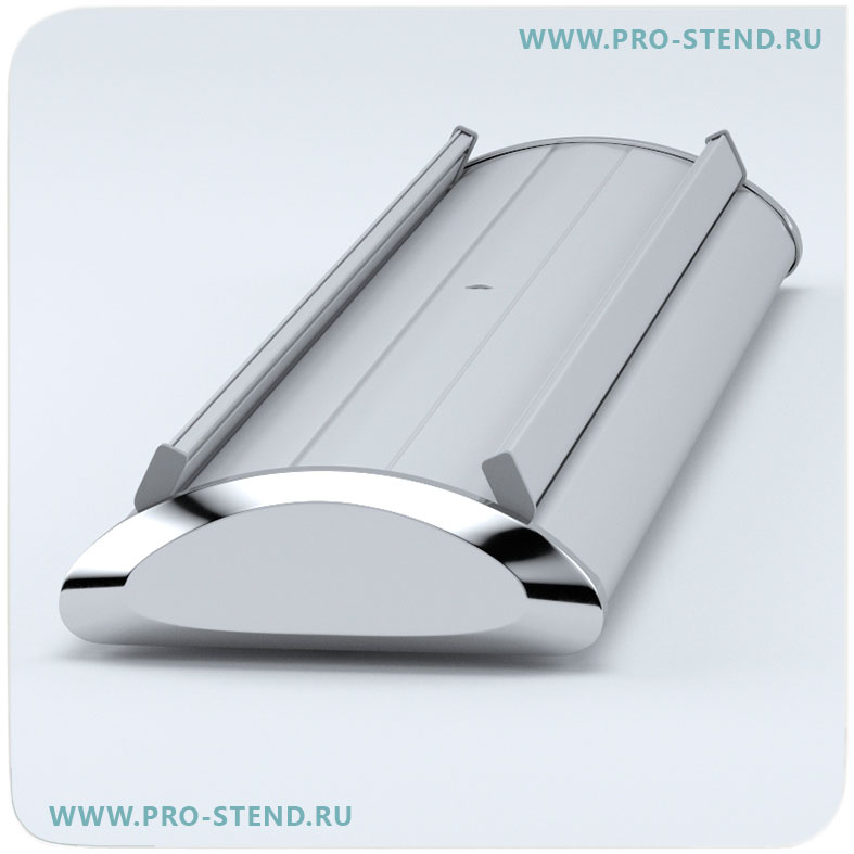 Каплевидный ролл-ап Люкс с двумя баннерами шириной 85 или 100 см.