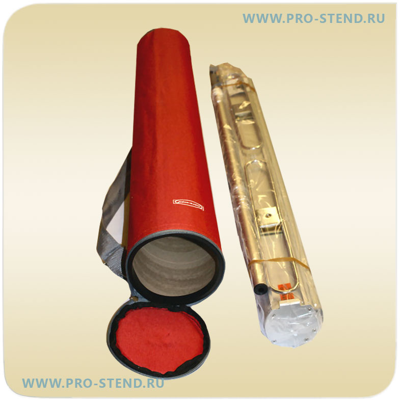 В комплекте со стендом Роллап Campaign Ready фирменная сумка-тубус.