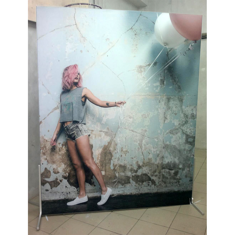  Образец печати на ткани.